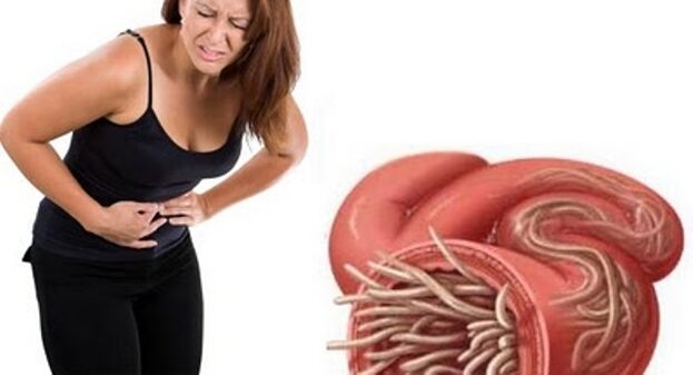 Symptomen van parasitaire invasie